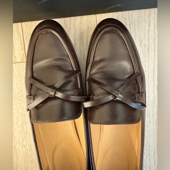 J Crew Academy Loafer In Leather Chocolate Brown - Picture 2 of 5